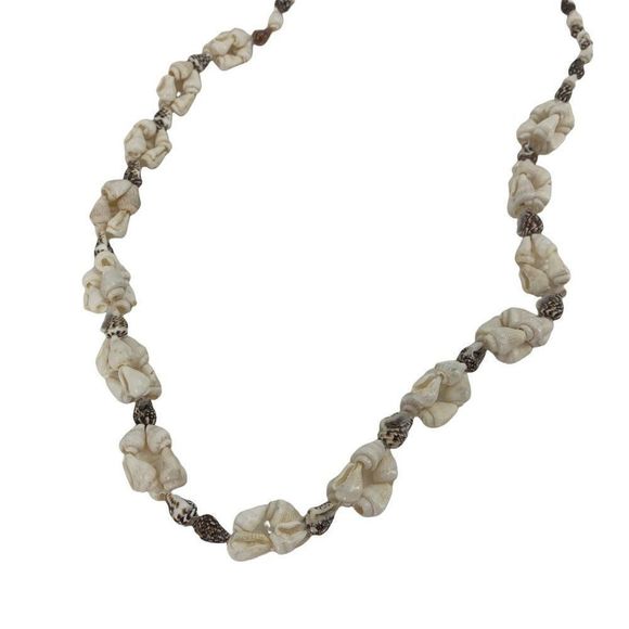 Natural Sea Shell 0211 36" Necklace Surfer Beach Conch Puka Sea Hawaiian Cowrie - Picture 5 of 9